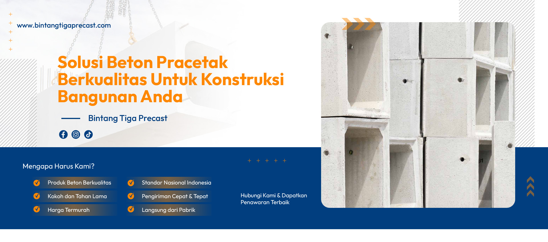 Produsen beton pracetak Purwakarta